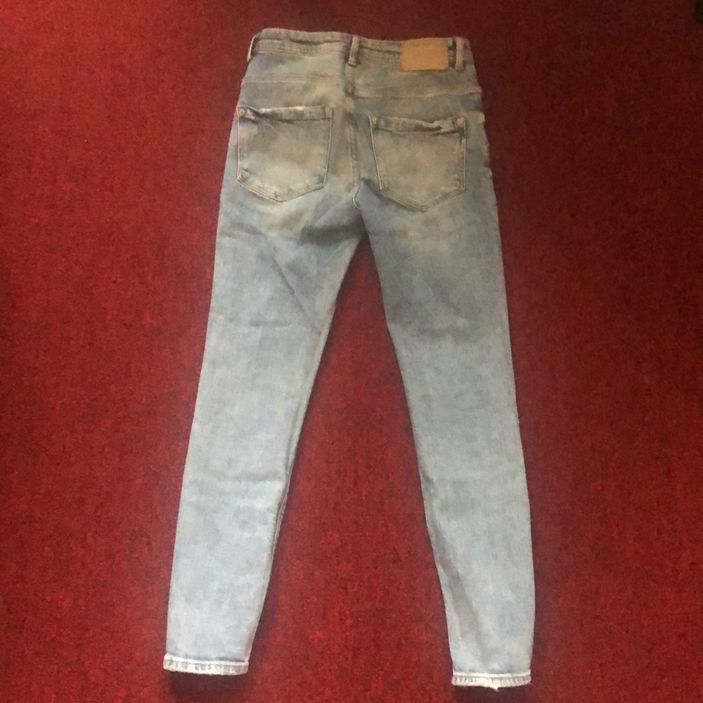ZARA TRAFALUC distressed stretch jeans - Picture 2 of 6